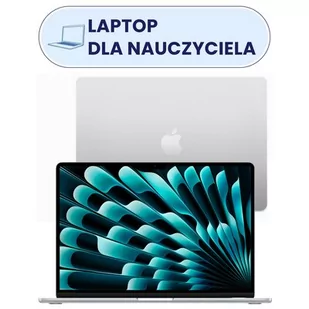 Laptop APPLE MacBook Air 2024 15.3" M3 8GB RAM 256GB SSD macOS Srebrny - Laptopy - miniaturka - grafika 1