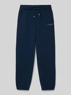 Spodnie i spodenki dla chłopców - Spodnie dresowe o kroju regular fit z nadrukiem z logo - miniaturka - grafika 1