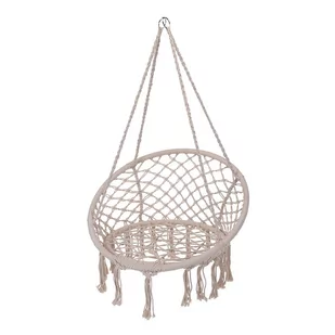 Fotel hamakowy Bocianie Gniazdo Boho, beżowy, 60 cm - Hamaki - miniaturka - grafika 1