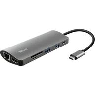 Pozostałe akcesoria sieciowe - TRUST TRUST Multi adapter DALYX 7-IN-1 USB-C - miniaturka - grafika 1