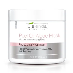 Bielenda PROFESSIONAL Peel-off maska algowa na okolice oczu z płatkami róży 90g xml_122112 - Peelingi i scruby do twarzy - miniaturka - grafika 3