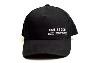 Czapka baseballowa CCM Nostalgia Low Profile Adjustable Cap Black Senior - Czapki damskie - miniaturka - grafika 1
