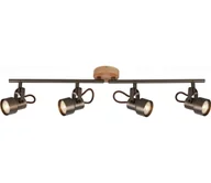 Lampy sufitowe - Briloner 2872-045 - LED Oświetlenie punktowe TAHUN 4xGU10/5W/230V 3000K brązowy - miniaturka - grafika 1