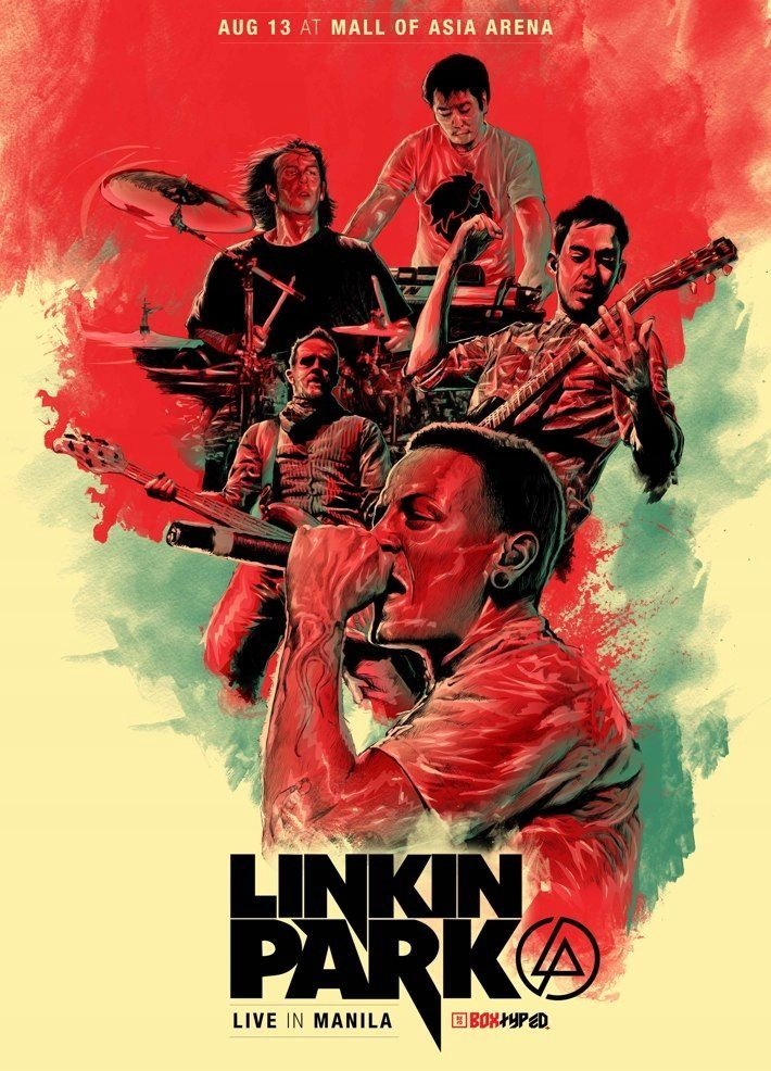 PODKŁADKA POD MYSZ Z Nadrukiem 22x18 cm Linkin Park Hard Rock Tekst Prezent