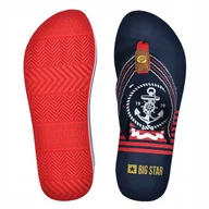 Klapki i japonki damskie - Japonki damskie BIG STAR piankowe miejskie platforma plażowe RR274A126 38 - miniaturka - grafika 1