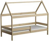 Łóżka dla dzieci i młodzieży - Drewniane łóżko dla dziecka w kształcie domku wanilia Petit 3X 180x80 cm - miniaturka - grafika 1