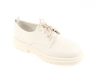 Półbuty damskie - Półbuty damskie FF8821-3 beż - miniaturka - grafika 1