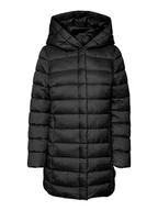 Kurtki damskie - Vero Moda Płaszcz zimowy "Carmen" w kolorze czarnym - miniaturka - grafika 1