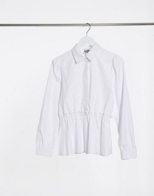 Lola May Koszula Biała z Długim Rękawem 34 Duk