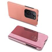 Etui i futerały do telefonów - Clear View Case futerał etui z klapką Xiaomi Redmi K40 Pro+ / K40 Pro / K40 / Poco F3 różowy - miniaturka - grafika 1