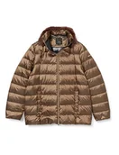 Kurtki damskie - Geox W Blenda Mid JKT (W0 damska kurtka puchowa, Brąz Iridescent, 38 - miniaturka - grafika 1