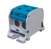 Kostki, złączki, wtyczki - Simet Złączka szynowa gwintowa Al/Cu STB 50-2 (87320) SIMBLOCK niebieski 81002003 - miniaturka - grafika 1