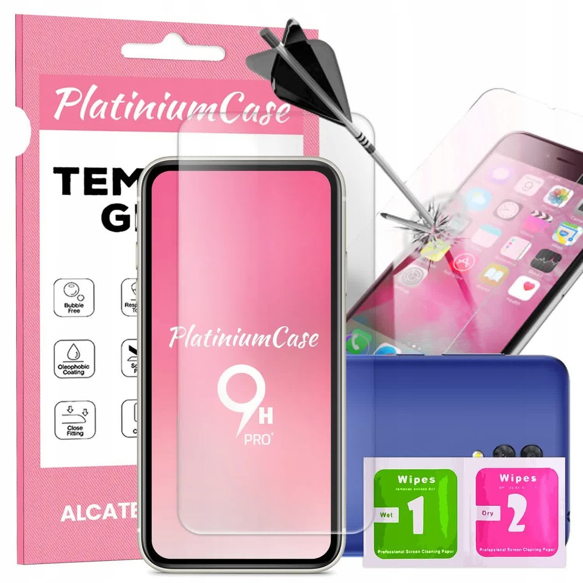 Szkło hartowane 9H szybka ekran do ALCATEL 3L 2019