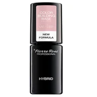 Lakiery do paznokci - Pierre Rene Color Building Base kolorowa baza budująca 06 Shiny Rose 6ml - miniaturka - grafika 1
