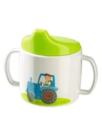 Sztućce dla dzieci - Haba Kubek "Traktor" ze wzorem - miniaturka - grafika 1