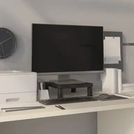 Szafki RTV - Lumarko Podstawka pod monitor, czarna, 33,5x34x10,5 cm - miniaturka - grafika 1