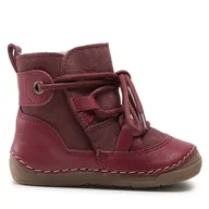 Buty dla dziewczynek - Kozaki Froddo G2160073 Bordowy - miniaturka - grafika 1