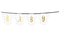 Baby shower i roczek - GIRLANDA BABY GENDER PARTY, IT'S A BOY IT'S A GIRL - miniaturka - grafika 1
