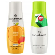 Syropy i koncentraty owocowe - Sodastream 7UP Zero Orange Mango Zero zestaw syropów Bez Cukru 440 ml - miniaturka - grafika 1