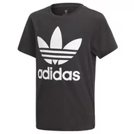 Koszulki i topy damskie - Koszulka adidas Originals Trefoil DV2905 - czarna - Adidas - miniaturka - grafika 1