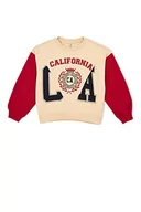 Swetry damskie - DeFacto Sweter z długim rękawem dla dziewcząt - sweter z długim rękawem dla dziewcząt topy (beżowy, 11/12 Y), beżowy, 13-14 Lata - miniaturka - grafika 1