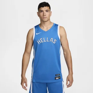 Męska koszulka do koszykówki Nike Grecja Limited (wersja wyjazdowa) - Niebieski - Swetry męskie - miniaturka - grafika 1