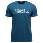 Koszulki sportowe męskie - Koszulka męska Black Diamond M Mini Stacked Ss Tee Rozmiar: M / Kolor: niebieski - miniaturka - grafika 1