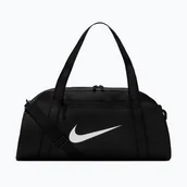 Torebki damskie - Torba ttreningowa damska Nike Gym Club 24 l black/black/white WYSYŁKA W 24H 30 DNI NA ZWROT - miniaturka - grafika 1
