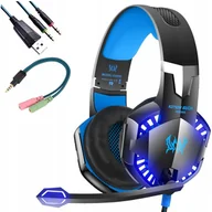 Słuchawki - SŁUCHAWKI GAMINGOWE DO PC PS4 XBOX MIKROFON GRACZY - miniaturka - grafika 1