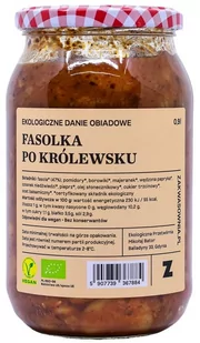 ZAKWASOWNIA (zakwasy, kimchi, ko FASOLKA PO KRÓLEWSKU BIO 900 ml - ZAKWASOWNIA - Szybkie dania obiadowe - miniaturka - grafika 1