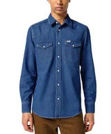 Koszule męskie - Koszula Wrangler WESTERN SHIRT 112357192 Dark Stone S - miniaturka - grafika 1
