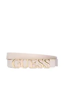 Paski - Guess Pasek Damski BW9257 P5320 Biały - miniaturka - grafika 1
