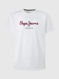 Pepe Jeans Koszulka "Eggo" w kolorze białym - Koszulki męskie - miniaturka - grafika 1