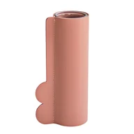 Wazony i flakony - Wazon szklany w osłonce róż 5,5 x 21 cm - miniaturka - grafika 1