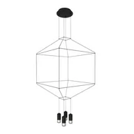 Lampy sufitowe - Linea lampa wisząca czarna ST-5961-4 Step Into Design - miniaturka - grafika 1