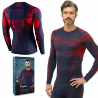 Koszulki męskie - BRUBECK DRY męska koszulka TERMOAKTYWNA sportowa DŁUGI RĘKAW - L - miniaturka - grafika 1