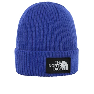 Czapka The North Face Logo Box Beanie 0A3FJXCZ61 - granatowa - Czapki i chusty sportowe męskie - miniaturka - grafika 1