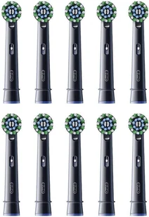 Oral-B Pro CrossAction Wymienne końcówki 10 sztuk czarne - Końcówki do szczoteczek elektrycznych - miniaturka - grafika 1