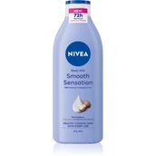 Balsamy i kremy do ciała - Nivea Smooth Sensation Body Milk Mleczko do ciała 400 ml - miniaturka - grafika 1