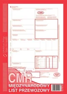 Druki akcydensowe - Michalczyk&Prokop CMR MIĘDZYNARODOWY LIST PRZEWOZOWY NUMEROWANY A4 - miniaturka - grafika 1