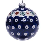 Bombki - Ceramiczna bombka duża Ceramika Bolesławiec - miniaturka - grafika 1