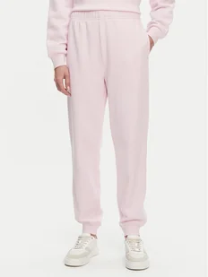 Tommy Hilfiger Spodnie dresowe WW0WW45576 Różowy Regular Fit - Spodnie sportowe damskie - miniaturka - grafika 1
