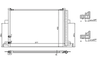 Chłodnice - NISSENS CHŁODNICA KLIMATYZACJI 940225 VW AMAROK 10 940225 - miniaturka - grafika 1
