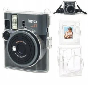 Futerał Sztywny Etui Pokrowiec Case Osłona Do Fuji Fujifilm Instax Mini 41 / Przezroczyste - Torby fotograficzne i futerały - miniaturka - grafika 1