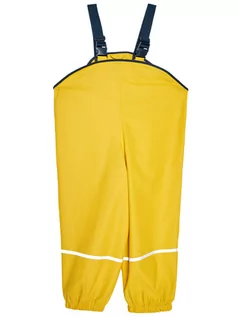 Spodnie i spodenki dla chłopców - Playshoes Spodnie materiałowe 405424 M Żółty Regular Fit - grafika 1
