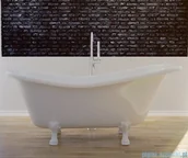 Wanny - BESCO WKO-170W+BI OTYLIA wanna wolnostojąca nogi białe 170 x 77 - miniaturka - grafika 1