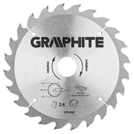 Akcesoria do elektronarzędzi - GRAPHITE Tarcza do pilarki, widiowa, 190 x 30 mm, 24 zęby - miniaturka - grafika 1