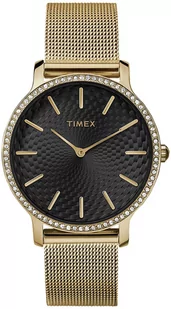 Zegarek Zegarek Timex TW2V52300 Transcend 34mm Stainless Steel Bracelet - Zegarki damskie - miniaturka - grafika 1