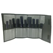 Szczotki i grzebienie do włosów - Jaguar FOX NANO Grzebieńie do włosów zestaw 10 szt + etui - miniaturka - grafika 1