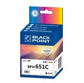 Tusze zamienniki - Black Point HP 651 C2P11AE KOLOR tusz do HP Deskjet Ink Advantage 5575 HP Deskjet Ink Advantage 5645 BPH651C - miniaturka - grafika 1